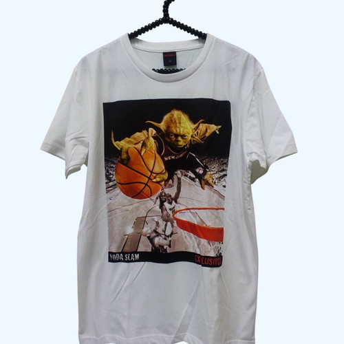 Yoda Basketball Slam Dunk Jedi Star Wars T-shirt new, sizes S M L