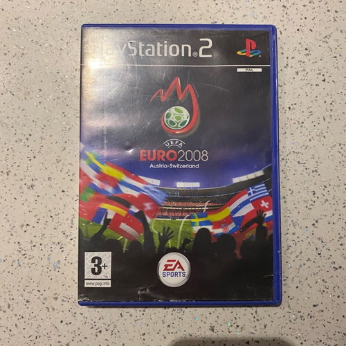 Euro 2008 Soccer Video Game PlayStation 2 Like New