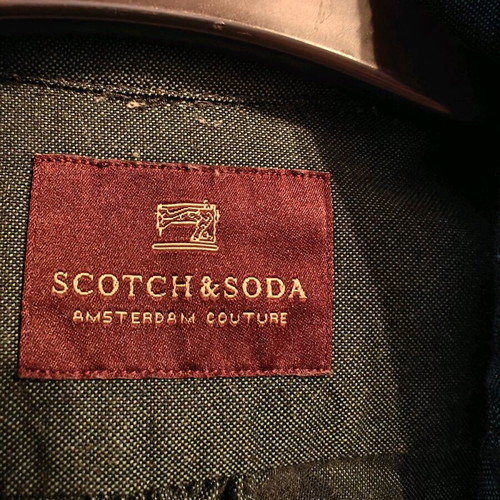 Scotch and Soda long-sleeve shirt like new, cypress color