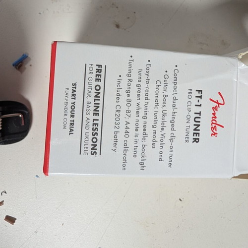 Fender guitar tuner new