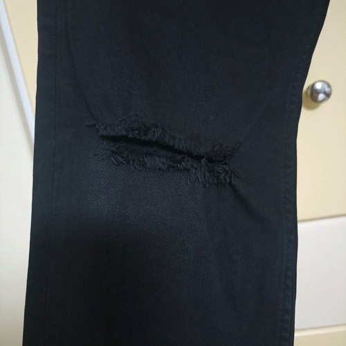 Men's black skinny jeans new, size L