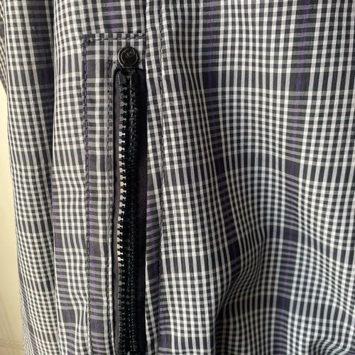 Pull&Bear men's jacket used, windproof, gray and purple, size XL