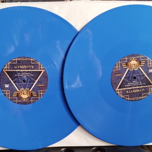 Ten Illuminati 2LP 2018 blue colored vinyls near mint metal