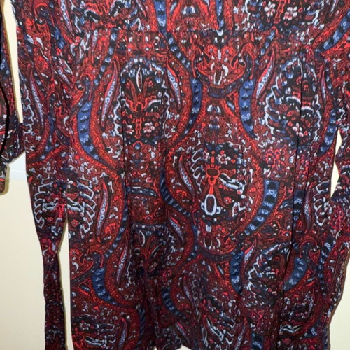 Compania Fantastica dress with paislay design like new size M 38 10