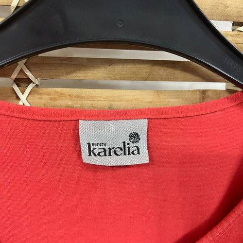 Karelia Coral Red Relaxed Fit Top XXL