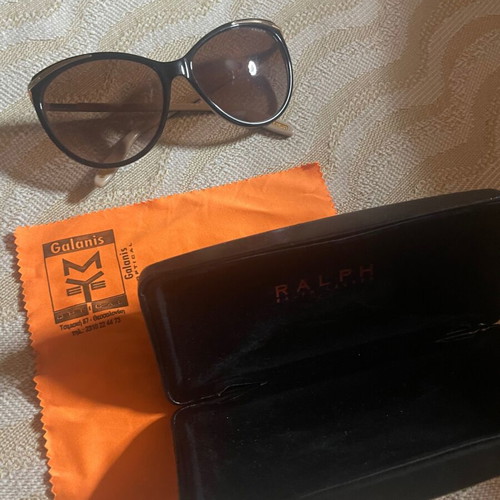 Ralph Lauren sunglasses used, authentic cream acetate