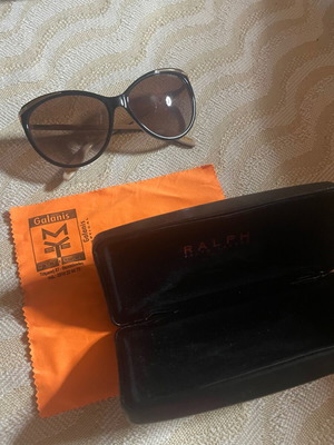Γυαλιά ηλίου Ralph Lauren μεταχειρισμένα, αυθεντικά κοκκαλίνα κρεμ