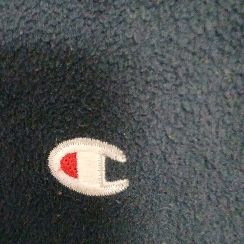 Champion men's fleece jacket used, blue, size XL
