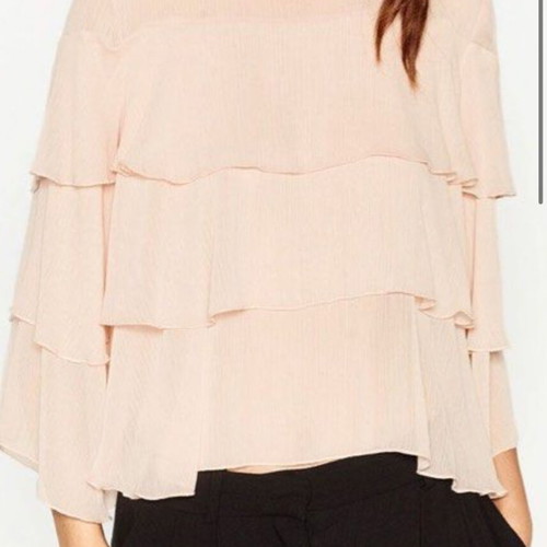 Zara medium airy shirt used with stain