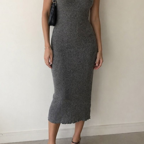 Midi dress tight new Bershka