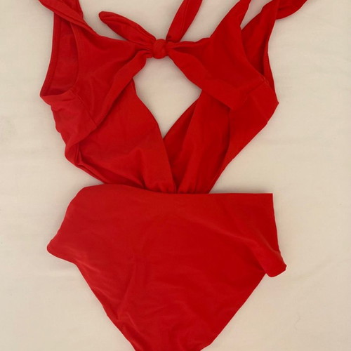 Red swimsuit M