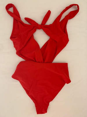 Red swimsuit M
