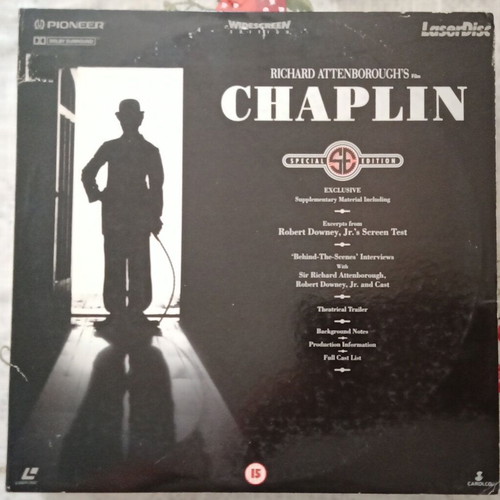 Chaplin LaserDisc special edition like new, drama