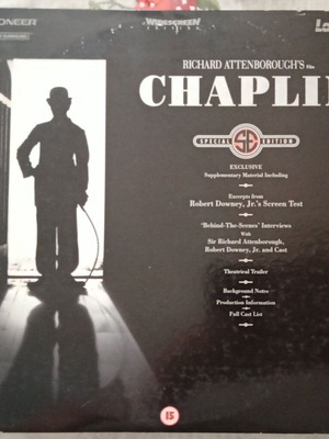 Chaplin LaserDisc special edition like new, drama