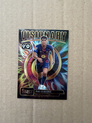 2025-26 Panini La Liga Pau Cubarsi Visionary Case Hit card like new