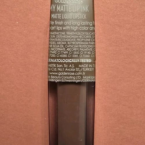 Golden Rose My Matte Lip Ink No 03 new