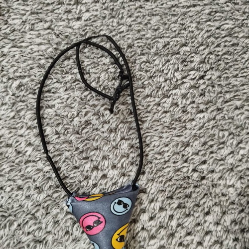 Children's tie like new, gray multicolor, for ages 2-5