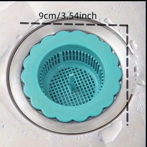 Colorful Plastic Drain Handles for Shower and Sink, Set of 4, 9 cm