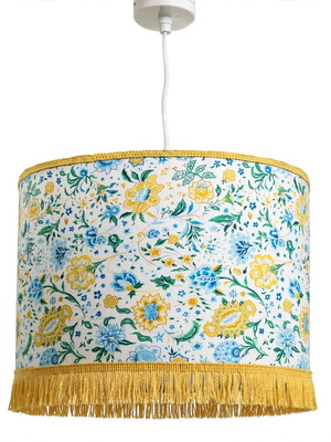 Yellow Carnation ceiling light with E27 socket, oxygen lampshades