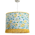 Yellow Carnation ceiling light with E27 socket, oxygen lampshades