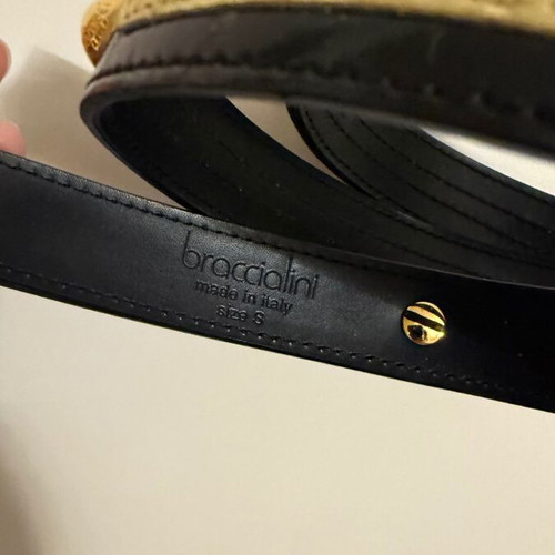 Braccialini women's belt used, collectible 'Ark' design size small
