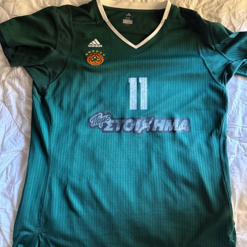 Nikos Pappas jersey used, size 3XL
