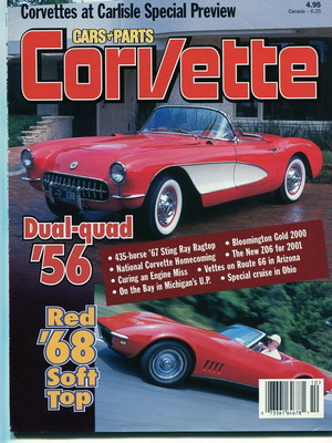 Vintage American Magazine Corvette Cars & Parts Vol3 No5 October 2000 like new