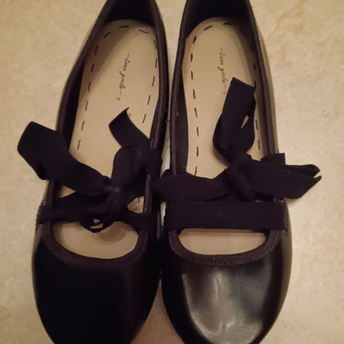 Black ballerina shoes used size 31 in excellent condition