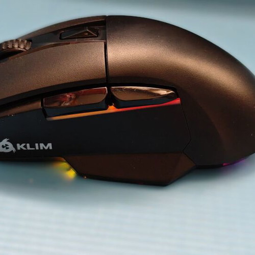 KLIM Blaze X RGB wireless gaming mouse new with charging dock up to 12000 DPI