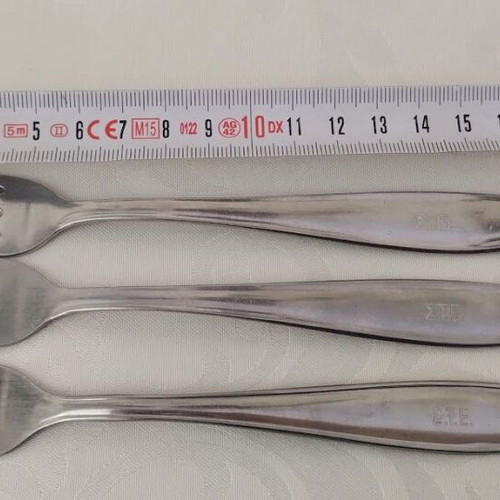 Tourism School Forks used, set of 3 pieces