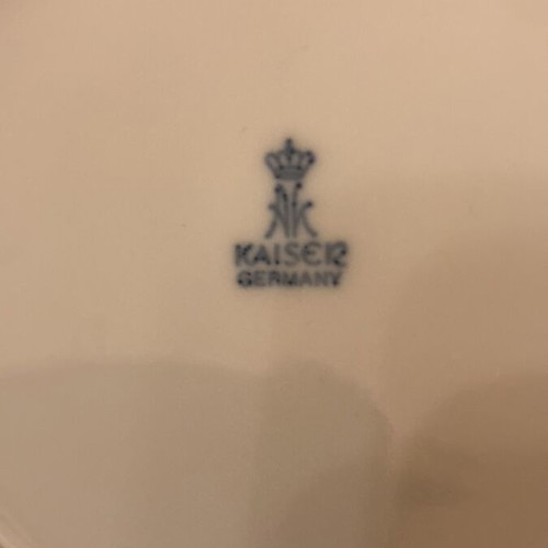 Kaiser Christmas porcelain set like new, 3 pieces