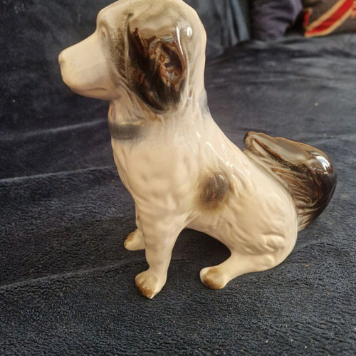 Vintage porcelain dog used, flawless