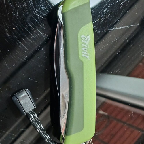 Crivit multitool pocket knife used with five functions