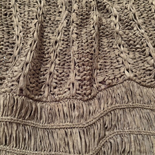 Women's knitted sweater used, khaki, 80% cotton 20% acrylic, size M
