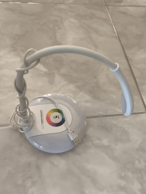 Lamp like new with white intensity settings and color change base