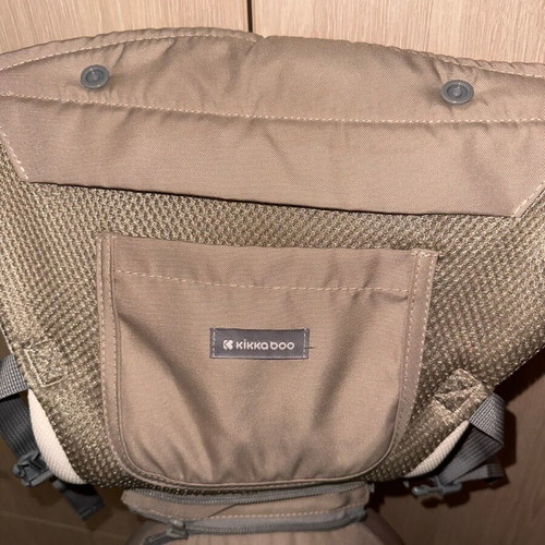 Kikka boo Baby Carrier like new, beige, up to 15 kg with breathable cover