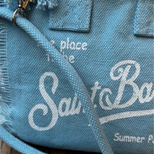 Vanity Mini MC2 Saint Barth Tote Bag New, Turquoise