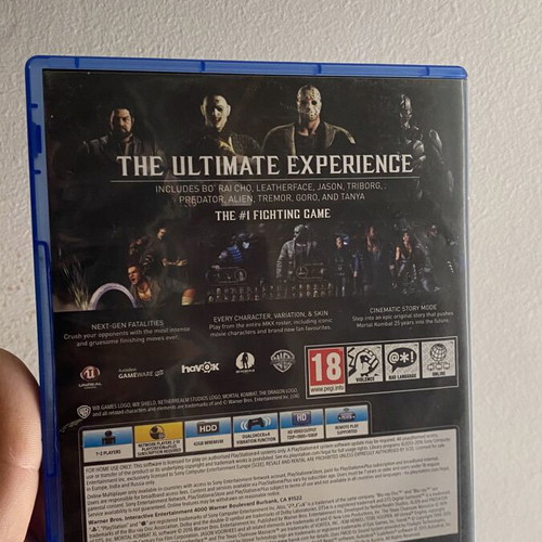 Mortal Kombat XL PS4 game like new