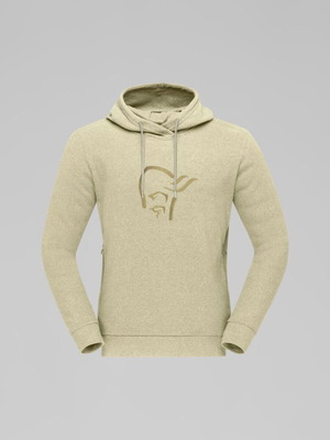 Norrona ανδρικό φούτερ με κουκούλα Polartec Femund Warm2 L σαν καινούργιο, μπεζ