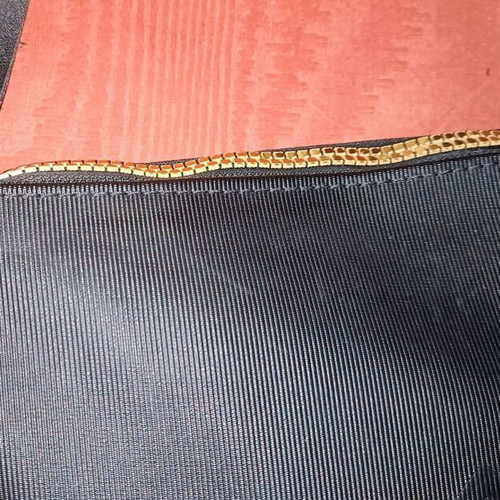 Lovely black hand bag like new with case