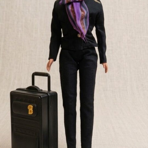 Vintage Authentic Pilot / Flight Attendant Barbie Outfit Mattel 1999 with Accessories