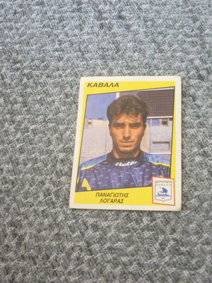 Panini Ελληνικό Ποδόσφαιρο 1998 Παναγιώτης Λογαράς Καβάλα αυτοκόλλητο #139