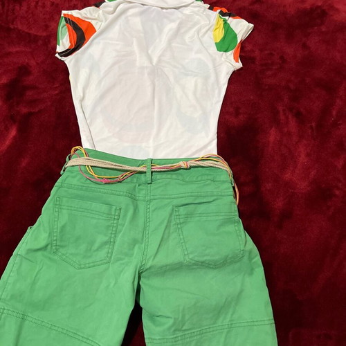 Women's set of 2 pieces used with Hype shorts and Jennyfer top