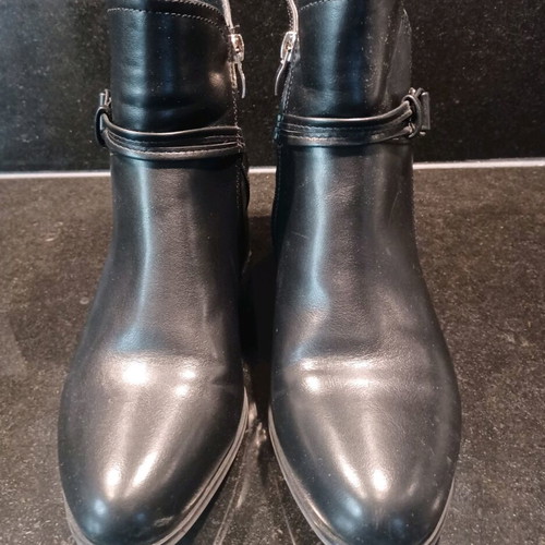 Voi&Noi ankle boots used, genuine leather, size 36, black