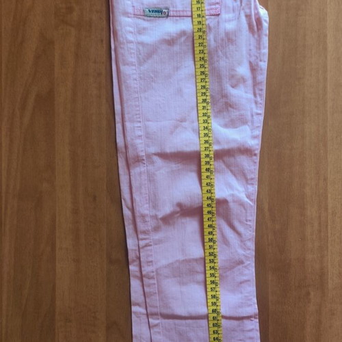 Verdi Jeans pink women's jeans used with Y2K double button design