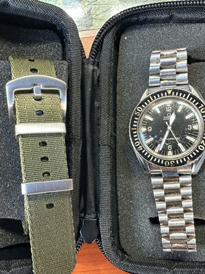 Omega Seamaster 300 Vintage 1967 165.024 ρολόι μεταχειρισμένο, ασημί