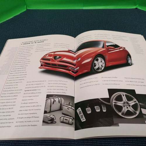 Alfa Romeo GT V official illustrated brochure like new