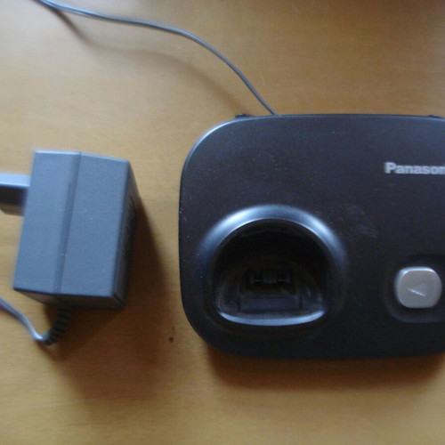 Panasonic KX-TG8011GR cordless phone used, black