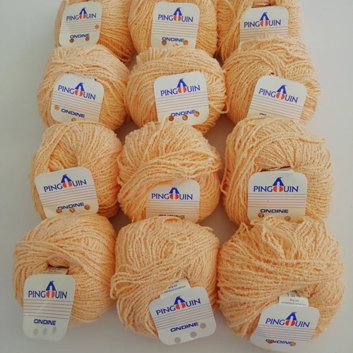 Cotton knitting yarn new, pack of 12, Pingouin Ondine