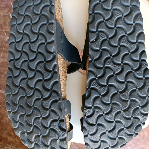 Birkenstock sandals used, size 39, black